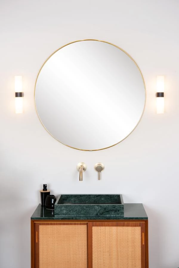 Lucide JESSE - Lámpara de pared Baño - 2xG9 - IP44 - Negro - ambiente 1